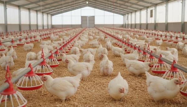 Agrotive R1 robotu kümes içinde dezenfeksiyon yaparken